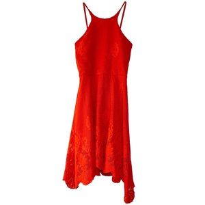 ‘Love, Fire’ (Nordstrom) Red Lace Cocktail Dress